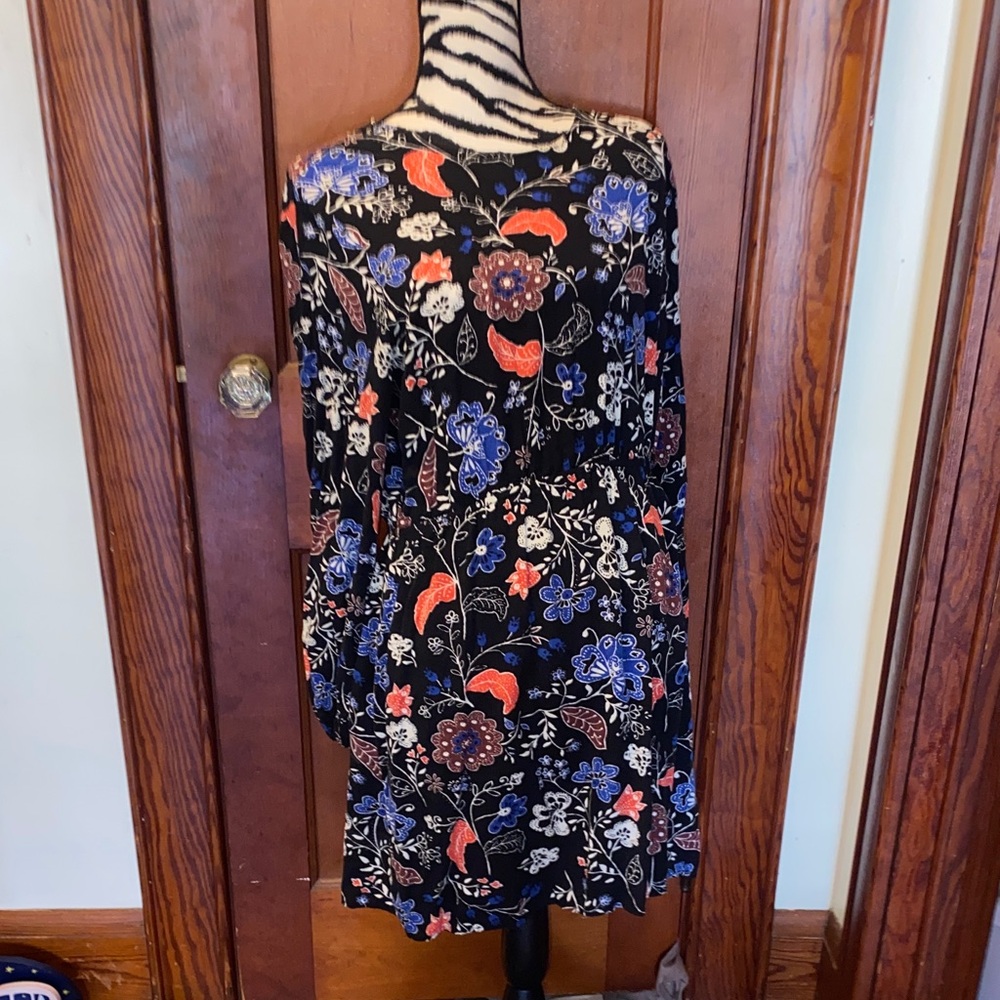 Old Navy Floral Black Dress size XL